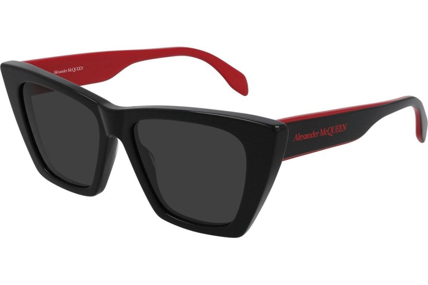 Okulary przeciwsłoneczne Alexander McQueen AM0299S 003 Kocie oczy Czarne