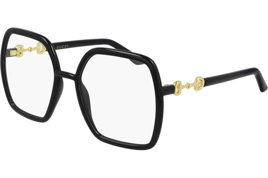 Okulary korekcyjne Gucci GG0890O 001 Oversize Czarne