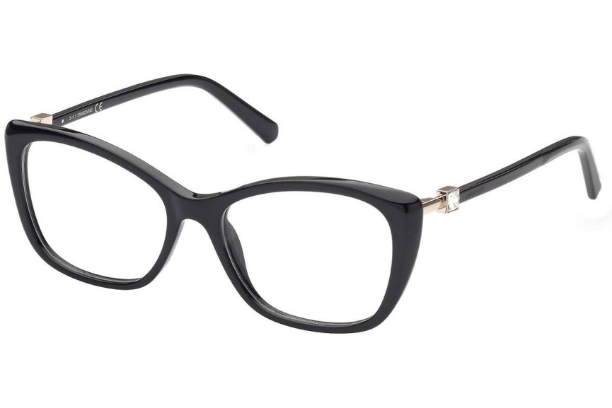 Okulary korekcyjne Swarovski SK5416 001 Kwadratowe Czarne