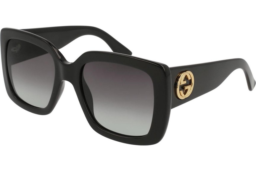 Okulary przeciwsłoneczne Gucci GG0141S 001 Oversize Czarne