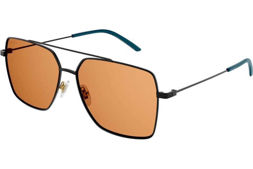 Okulary przeciwsłoneczne Gucci GG1053SK 003 Kwadratowe Czarne