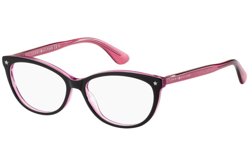 Okulary korekcyjne Tommy Hilfiger TH1553 RY8 Kocie oczy Fioletowe