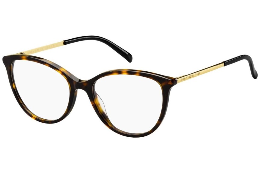 Okulary korekcyjne Tommy Hilfiger TH1590 086 Kocie oczy Havana