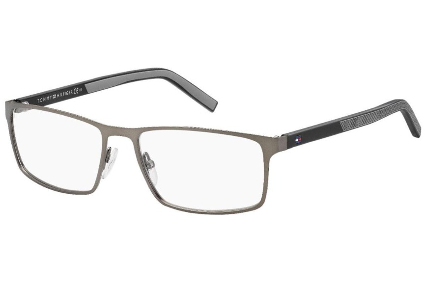 Okulary korekcyjne Tommy Hilfiger TH1593 R80 Prostokątne Szare
