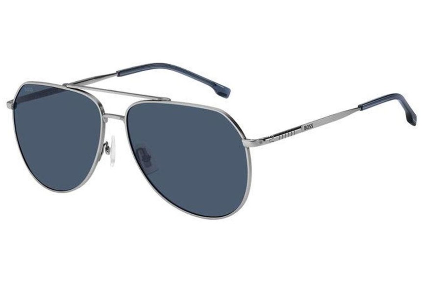 Okulary przeciwsłoneczne BOSS BOSS1447/S R81/A9 Pilotki (Aviator) Srebrne