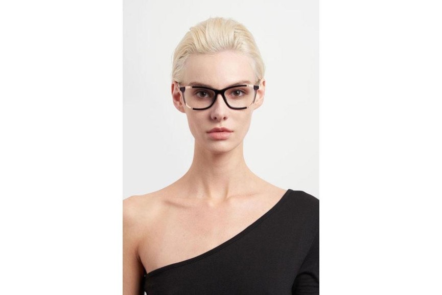 Okulary korekcyjne Carolina Herrera CH0066 KDX Kwadratowe Czarne