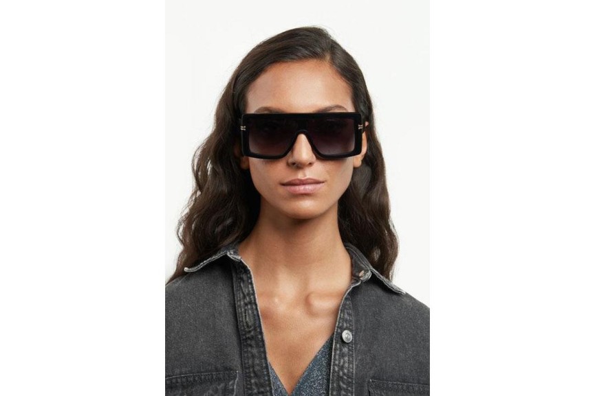 Okulary przeciwsłoneczne Marc Jacobs MJ1061/S 7C5/9O Flat Top Czarne
