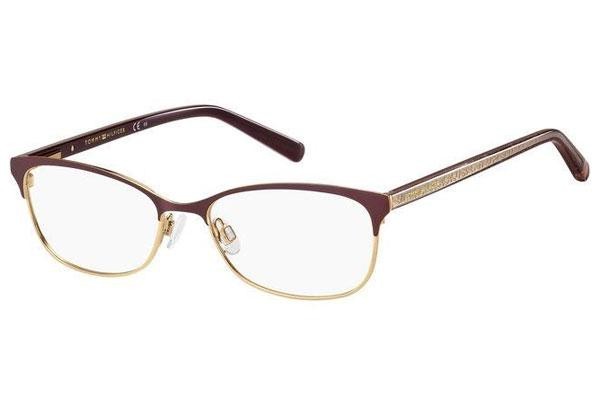 Okulary korekcyjne Tommy Hilfiger TH1777 DXL Prostokątne Czerwone