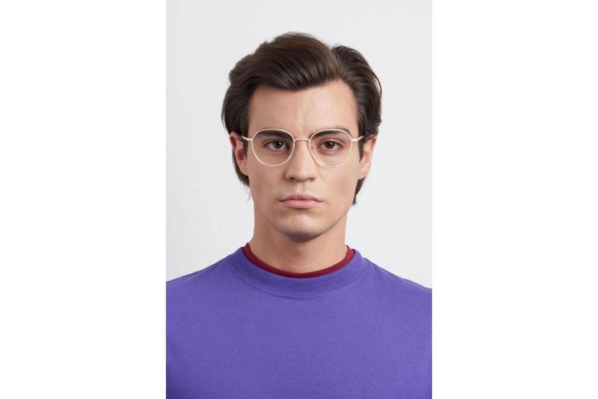 Okulary korekcyjne Polaroid PLDD456/G J5G Okrągłe Złote
