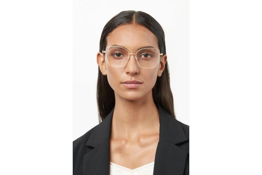 Okulary korekcyjne Jimmy Choo JC357 2M2 Kocie oczy Złote