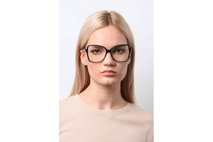 Okulary korekcyjne Jimmy Choo JC321 807 Kwadratowe Czarne