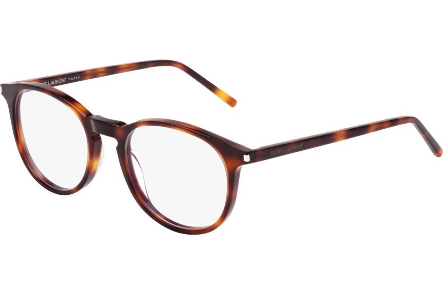 Okulary korekcyjne Saint Laurent SL106 002 Okrągłe Havana
