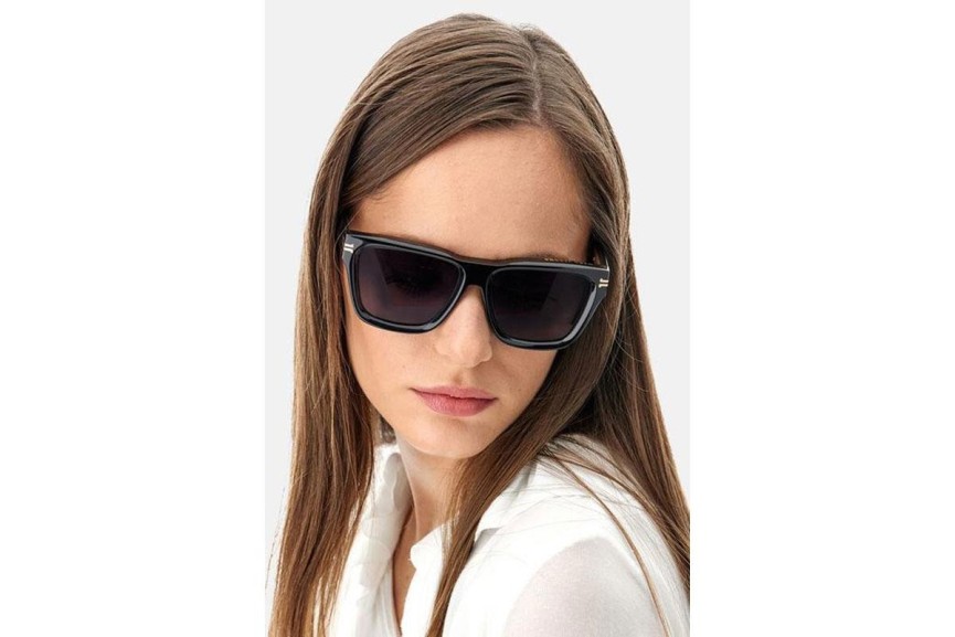 Okulary przeciwsłoneczne Marc Jacobs MJ1002/S 807/9O Kwadratowe Czarne