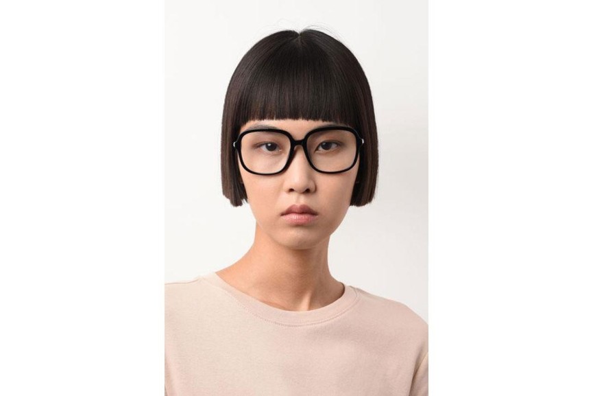 Okulary korekcyjne Jimmy Choo JC326/F 807 Kwadratowe Czarne