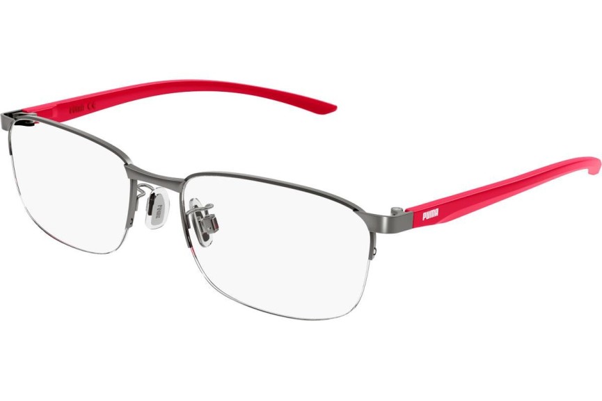 Ochelari Puma PE0170OA 002 Dreptunghiulari Argintii