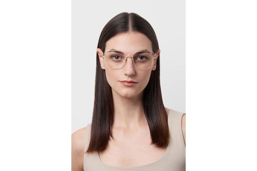 Okulary korekcyjne Jimmy Choo JC333 000 Kocie oczy Złote