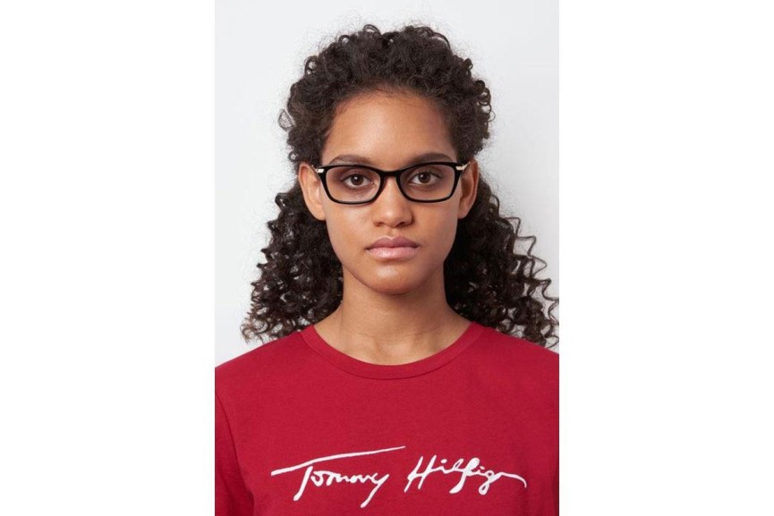 Okulary korekcyjne Tommy Hilfiger TH1878 807 Kocie oczy Czarne