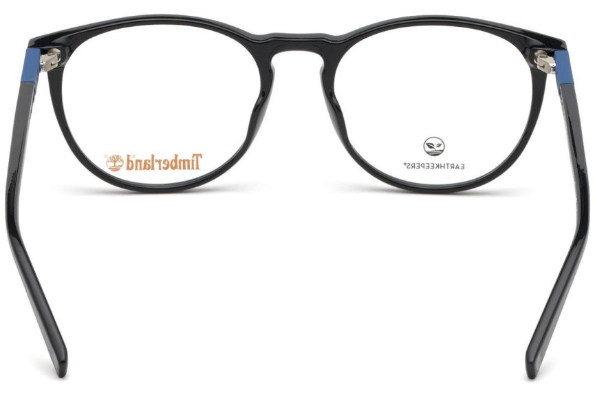 Okulary korekcyjne Timberland TB1611 001 Okrągłe Czarne