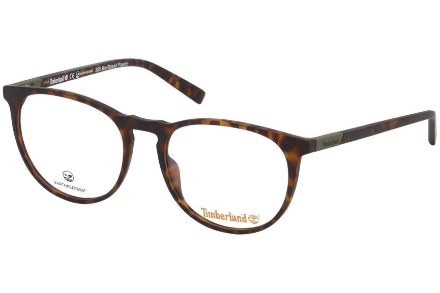 Okulary korekcyjne Timberland TB1611 052 Okrągłe Havana