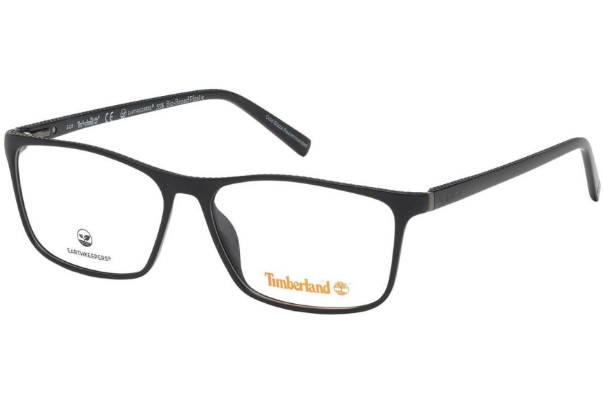 Okulary korekcyjne Timberland TB1631 001 Prostokątne Czarne