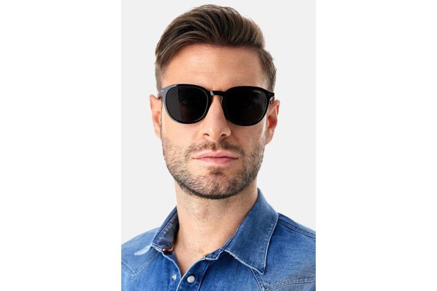 Okulary przeciwsłoneczne Polaroid PLD2115/F/S 807/M9 Polarized Okrągłe Czarne