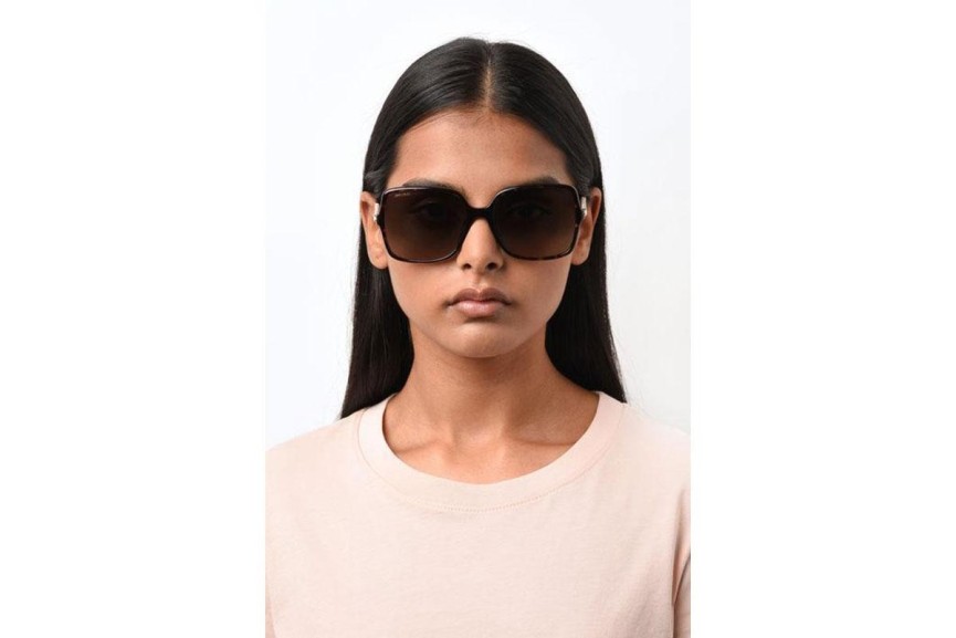 Okulary przeciwsłoneczne Jimmy Choo EPPIE/G/S 086/HA Kwadratowe Havana