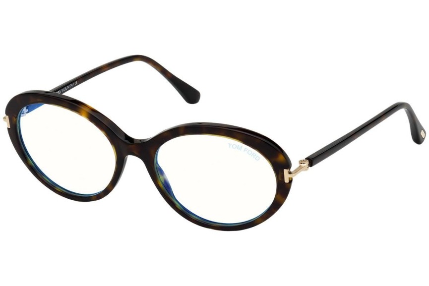 Okulary korekcyjne Tom Ford FT5675-B 052 Owalne Havana