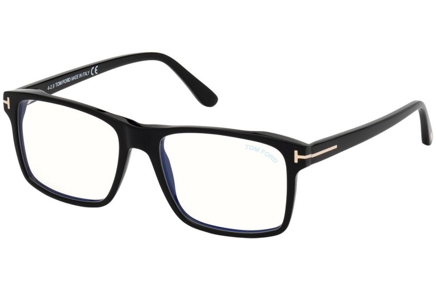 Okulary korekcyjne Tom Ford FT5682-B 001 Kwadratowe Czarne