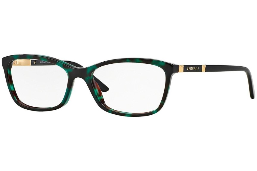 Okulary korekcyjne Versace VE3186 5076 Prostokątne Zielone