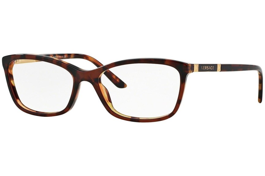 Okulary korekcyjne Versace VE3186 5077 Prostokątne Havana