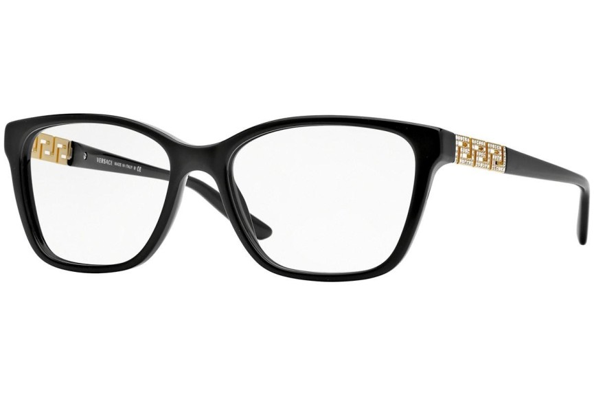 Okulary korekcyjne Versace VE3192B GB1 Kwadratowe Czarne