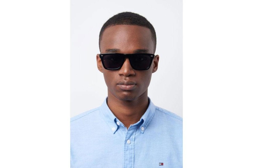 Okulary przeciwsłoneczne Tommy Hilfiger TH1890/S 807/IR Kwadratowe Czarne