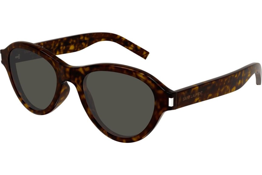 Okulary przeciwsłoneczne Saint Laurent SL520 SUNSET 002 Owalne Havana