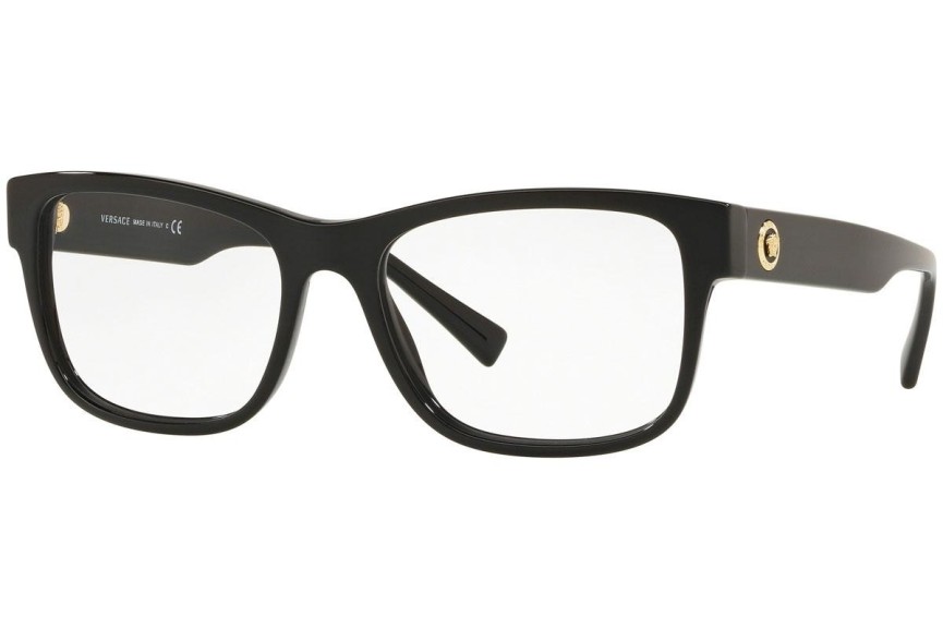 Okulary korekcyjne Versace VE3266 GB1 Kwadratowe Czarne