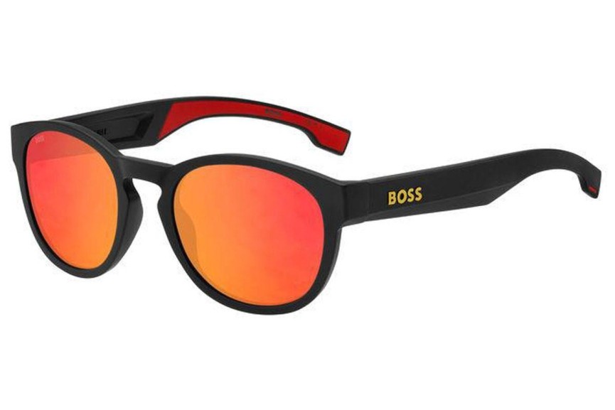 Okulary przeciwsłoneczne BOSS BOSS1452/S PGC/UZ Okrągłe Czarne