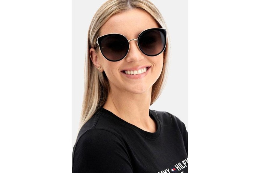 Okulary przeciwsłoneczne Tommy Hilfiger TH1810/S 807/9O Okrągłe Czarne