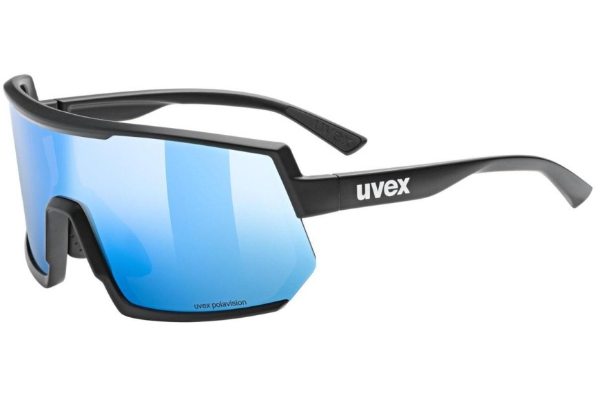 Zonnebril uvex sportstyle 235 P 2240 Polarized Panorama | Shield Zwart