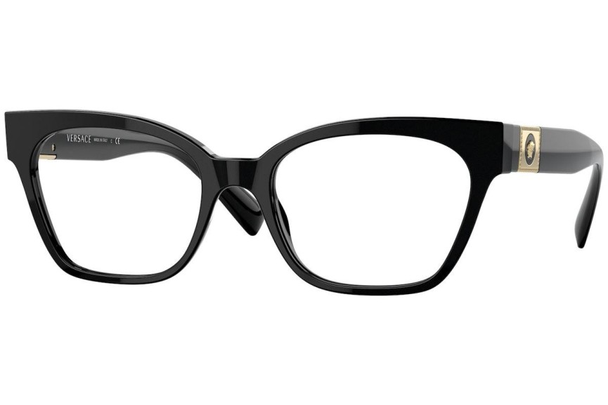 Okulary korekcyjne Versace VE3294 GB1 Kocie oczy Czarne