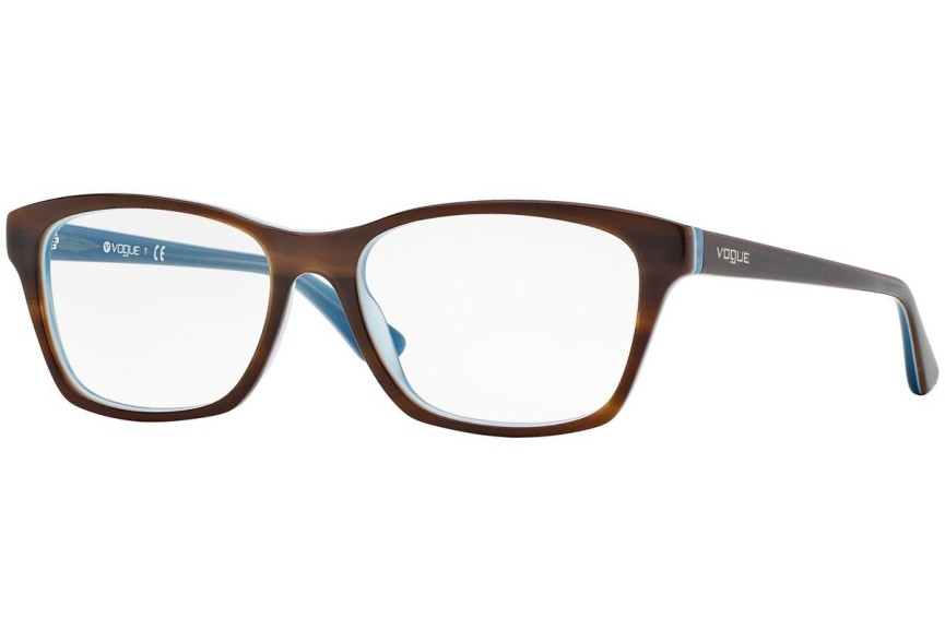 Okulary korekcyjne Vogue Eyewear Light and Shine Collection VO2714 2014 Kwadratowe Brązowe