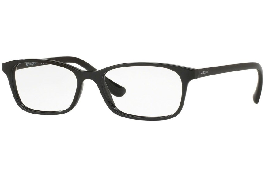 Okulary korekcyjne Vogue Eyewear Light and Shine Collection VO5053 W44 Prostokątne Czarne