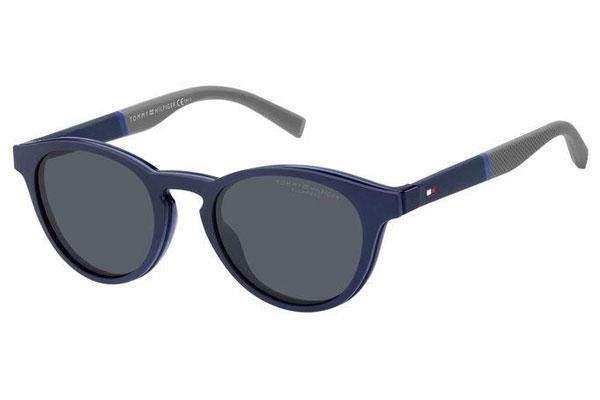 Glasses Tommy Hilfiger TH1902/CS PJP/C3 Polarized Okrągłe Niebieskie