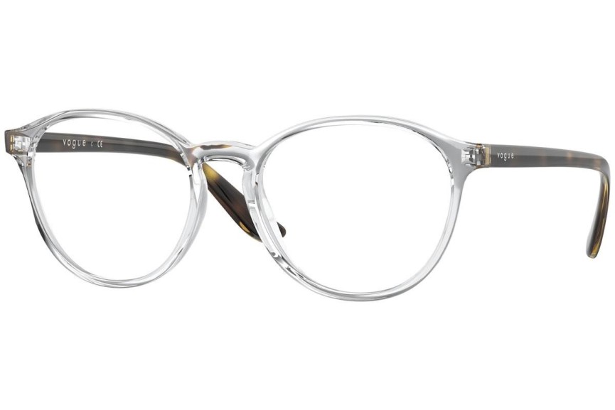 Okulary korekcyjne Vogue Eyewear VO5372 W745 Okrągłe Przezroczyste