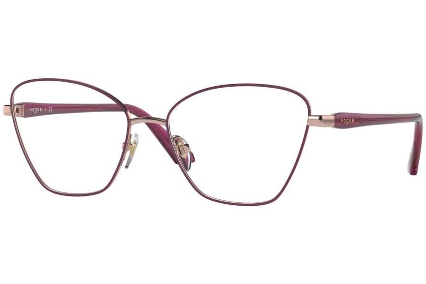 Okulary korekcyjne Vogue Eyewear VO4195 5089 Kocie oczy Czerwone