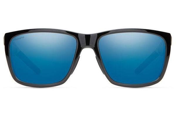 Okulary przeciwsłoneczne Smith LONGFIN 807/QG Polarized Kwadratowe Czarne