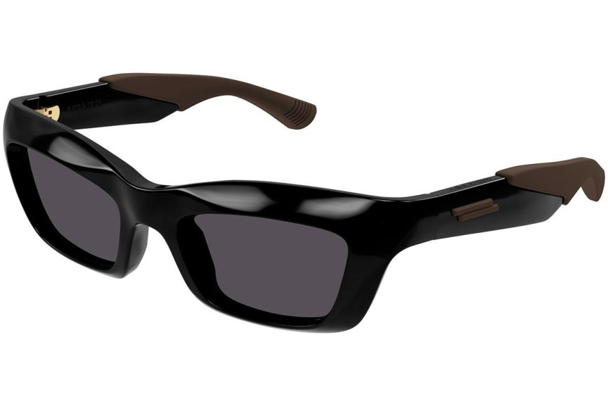 Okulary przeciwsłoneczne Bottega Veneta BV1182S 001 Prostokątne Czarne