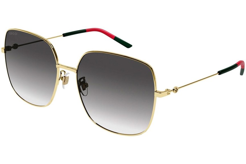 Okulary przeciwsłoneczne Gucci GG1195SK 001 Oversize Złote