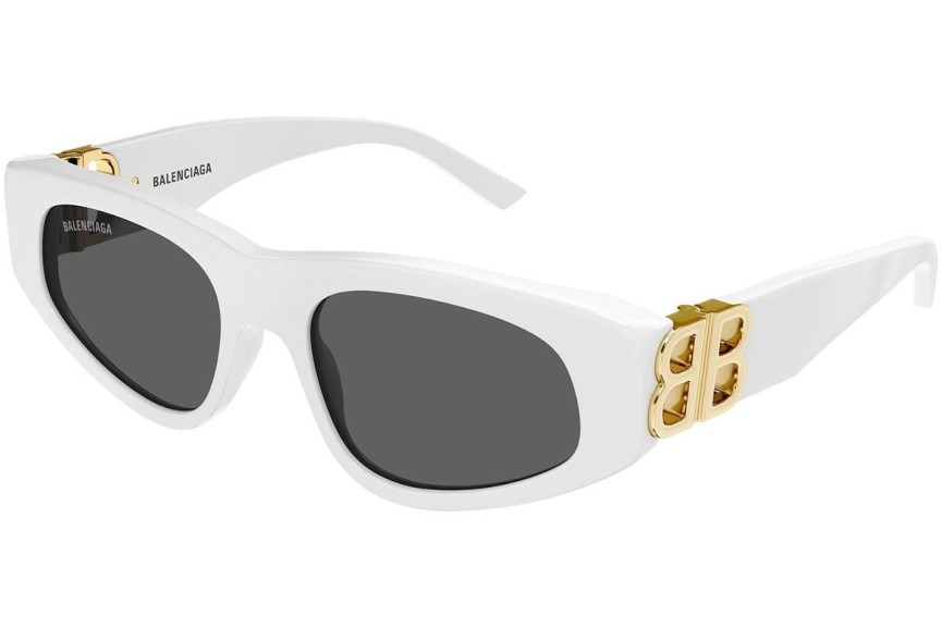 Napszemüvegek Balenciaga BB0095S 012 Cat Eye Fehér