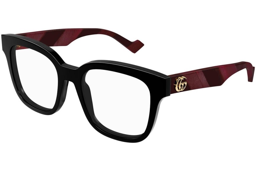 Okulary korekcyjne Gucci GG0958O 008 Kwadratowe Czarne