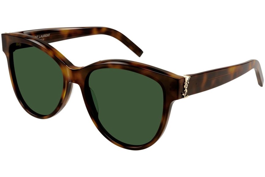 Okulary przeciwsłoneczne Saint Laurent SLM107 003 Kocie oczy Havana
