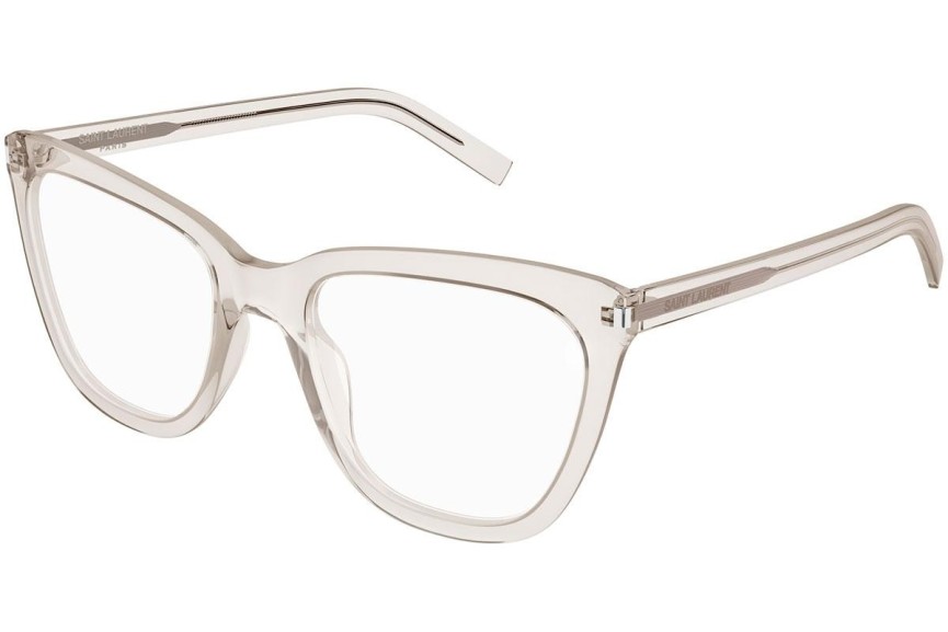 Okulary korekcyjne Saint Laurent SL548 SLIM OPT 004 Kocie oczy Przezroczyste